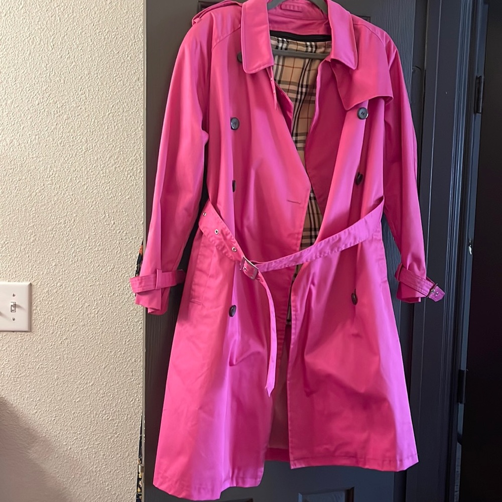 Fuchsia long coat
